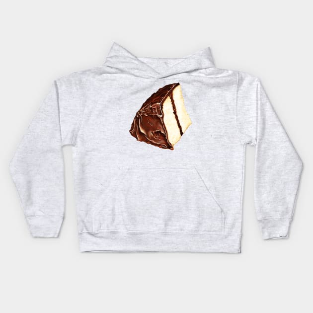 Chocolate Cake Kids Hoodie by KellyGilleran